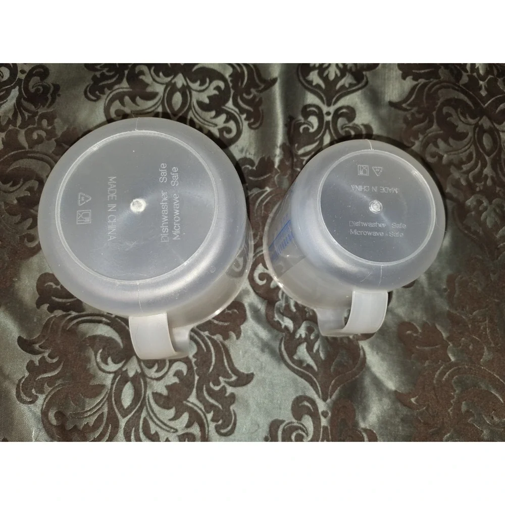 2 Vintage Plastic Measuring Pitchers